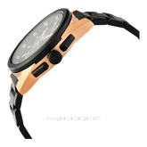 Alexandre Christie AC 6654 MC Black Rosegold Stainless Steel